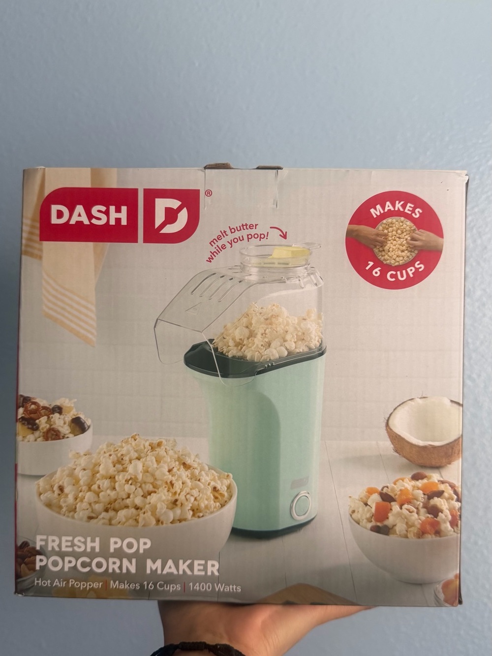 DAsh Fresh Pop Popcorn Maker - Mint Green
